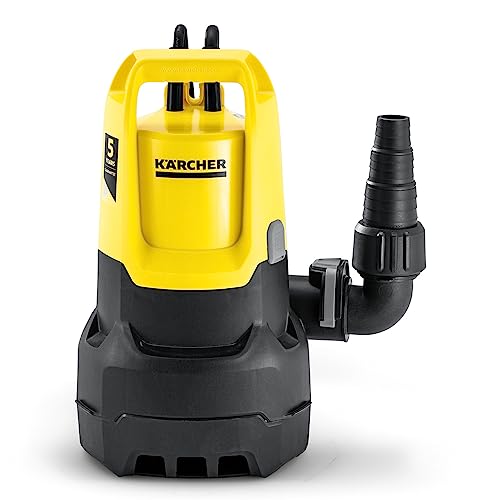 Kärcher Bomba submergível de água suja SP 11.000, fluxo de 11.000 l/h, profundidade máxima de 7 m, para água suja com partículas de um tamanho de até 20 mm, água estante de 25 mm, pressão 0,7 bar