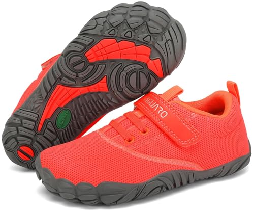 SAGUARO Sapatilhas Barefoot para crianças, antiderrapantes, leves, calçado escalços, tamanho 24-36