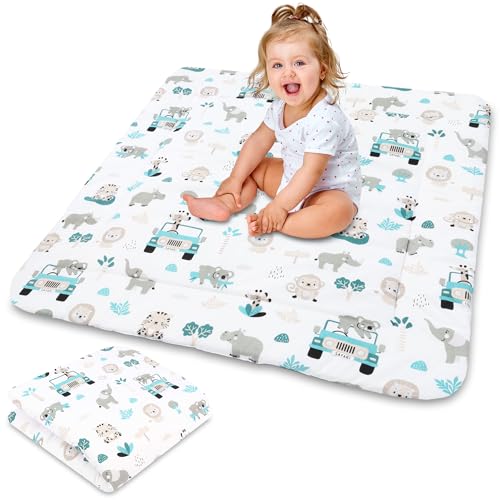 Tapete de bebé acolchoado dobrável - manta de brincar para tapete de bebé tapete de chão infantil ou tapete infantil quarto para meninos e meninas 100 cm certificado Oeko-Tex África