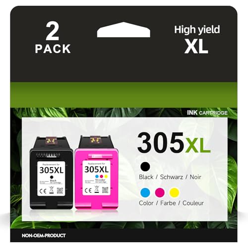 305XL cartuchos de impressora para HP 305 cartuchos de substituição para HP 305 cartuchos para HP DeskJet 2700 2710 2720e 2722e 4110e Deskjet Plus 4100 4130e Envy 6000 6000 38DD 20e 6030e Envy Pro