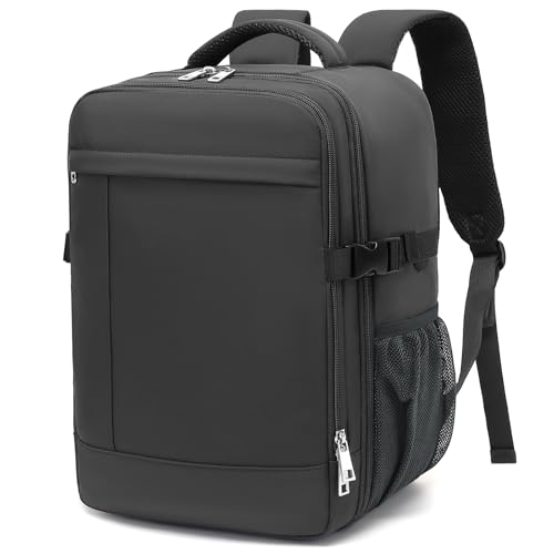 Lossga Mochila viagem cabine avion 40 x 20 x 25 para Ryanair, cinzento, 45 x 36 x 20 cm