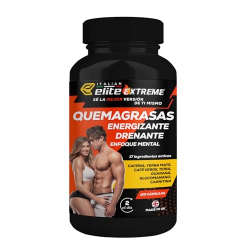 Elite Extreme, queima gorduras potente para emagrecer 120 capas. Termogênico renante diurético energizante, muito rápido e eficaz para homem e mulher.