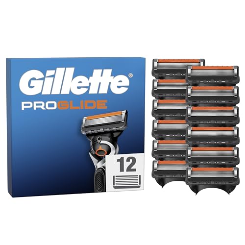 Gillette Proglide Recarga para máquinas de barbear para homem, 12 peças sobressalentes para máquinas de barbear Gillette