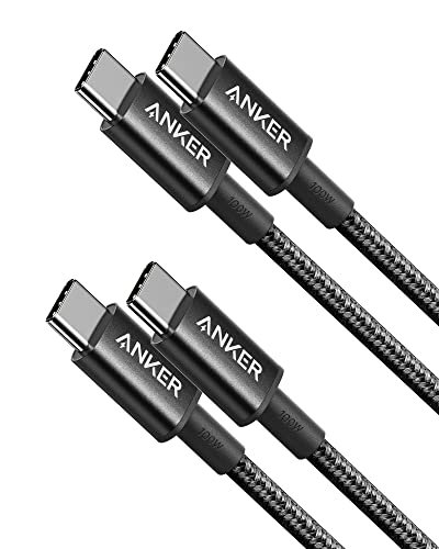 Anker Cabo USB C de carregamento rápido, 100 W 333 cabo USB C 2.0, carregamento rápido para iPhone 17/16 Pro/16 Plus/17 16 Pro MaxBook Pro 2024, iPad Pro 2024, iPad Air 4, Samsung Galaxy Samsung 23/P