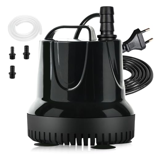 BACOENG Bomba de água bomba submersível, 25 W 15000 l / H bomba de aquário jardim, para tanque aquário jardim fonte