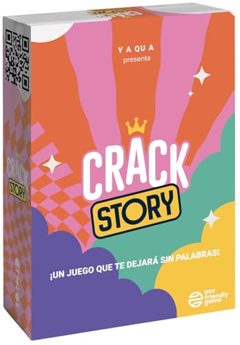 Crack Story I Jogo divertido e viciante I ideal para uma noite de jogos, um aperitivo, com amigos ou familiares. I Jogo de mesa em família I conjunto de cartas I de 2 a 10 jogadores I para ni