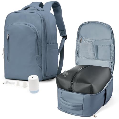 SZLX Mochila viagem cabine avion 40 x 20 x 25 mulher Ryanair mochila a vácuo com bomba bagagem de mão 45 x 36 x 20 Easyjet malas cabine para portátil 14 polegadas impermeável mochila airbag vazio