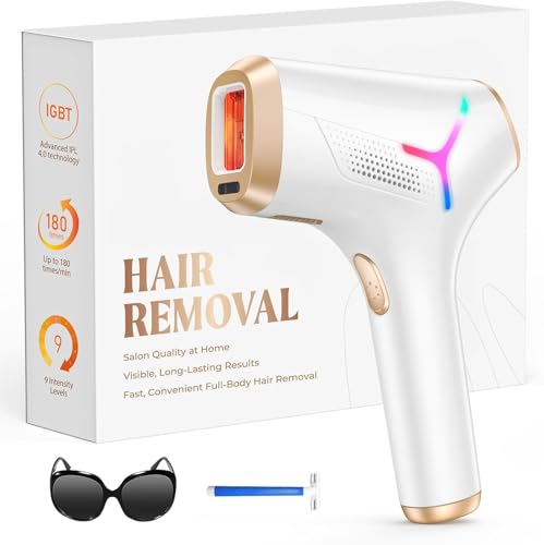 Depiladora laser IPL sem dor-22J máquina de depilação luz de pulso IGBT eficaz e duradoura, qualidade de sala em casa depilação para mulheres e homens, ideal para corpo, área biquíni e pele sensível