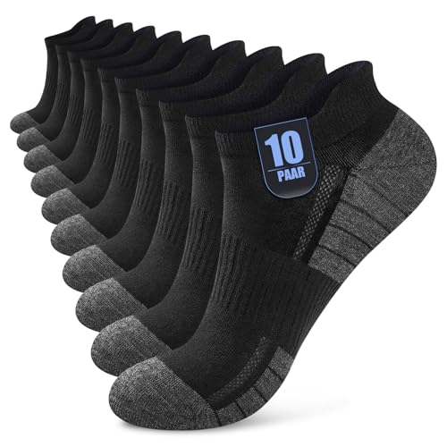 Effeet 10 pares meias tornozelo homem mulher, meias curtas de algodão respiráveis, ideais para desporto, corrida, casa, trabalho, verão