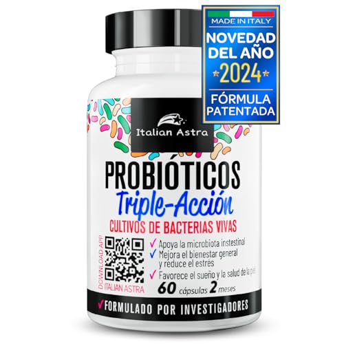 Probióticos e prébióticos intestinais, Lactobacillus Rhamnosus & Lactobacillus Plantarum. Probióticos intestinais, enzimas digestivas, 60 cápsulas 2 meses