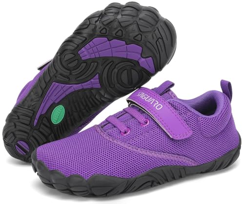 SAGUARO Sapatilhas Barefoot para crianças, antiderrapantes, leves, calçado escalços, tamanho 24-36