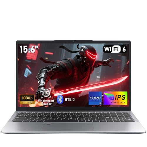 FUNYET Gamer computador portátil de 15,6", i9-11900H (até 4,9 GHz), jogo, computador portátil de 16 GB RAM 1TB SSD, teclado retroiluminado, tipo-C, RJ45