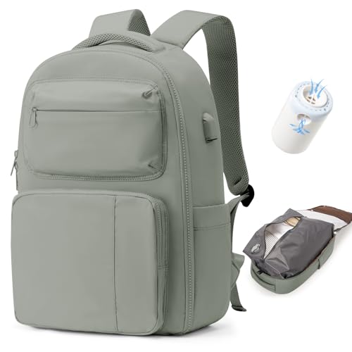 BJLFS Mochila viagem cabine avião 40 x 20 x 25 a vácuo bagagem de mão de grande capacidade com sistema de vácuo mochila de viagem portátil impermeável para homem e mulher com sistema de compressão