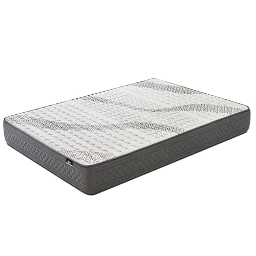 KUO Dream Colchão DreamFlex Colchão viscoelástico, altura de 23 cm, ergonómico e respirável, face de verão/inverno, 80 x 180 cm