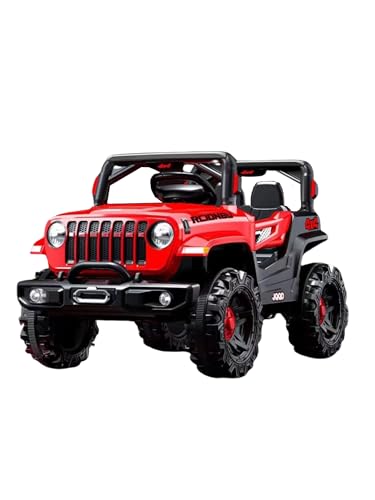 Carro todo-o-terreno elétrico para crianças de 1 a 3 anos. Veículo remoto 4 x 4. Carro infantil com APP com controlo e pedal, 2 marchas, 5 km/h. Carregador incluído, bateria de 12 V, Bluetooth.