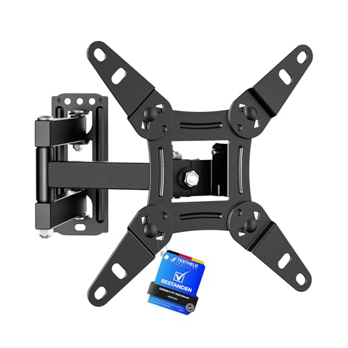 GRIFEMA GB1008-2 Suporte de parede para televisão de 13-43" rotativo inclinável e extensível, suporte universal parede de televisão, carregamento até 20 kg, MAX VESA 200 x 200 mm