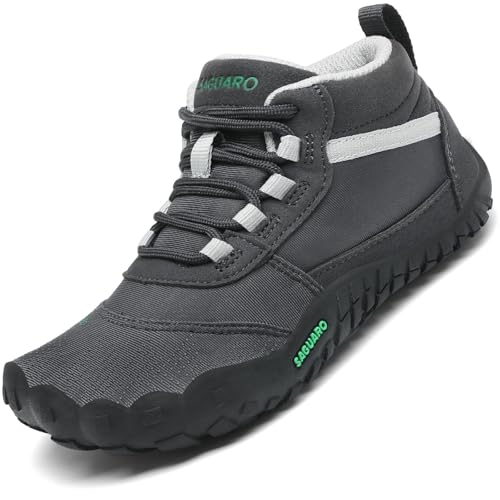 SAGUARO Minimalistas crianças sapatilhas escalças, meninas leves, respirável sapatos de trekking Barefoot Sneakers 24-36 UE