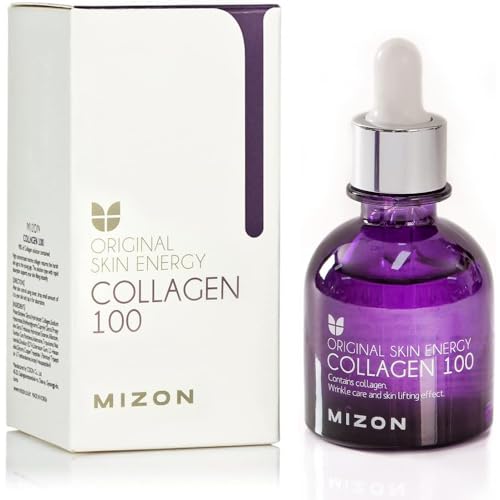[Mizon] Colágeno 100 (30 ml) soro de colagénio, cuidado intensivo para rugas, linhas finas e todos os sinais de envelhecimento, ingredientes naturais, cuidados com a pele coreana (Collagen 100)
