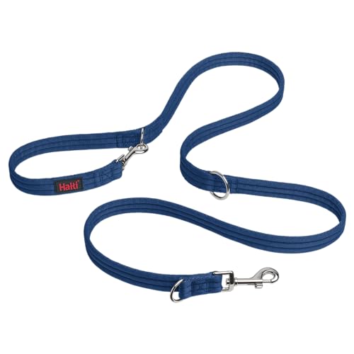 Company of Animals Colar Halti correia multifuncional com duplo engate, ideal para antipuxões treino canino. Confortável de segurar. Adequado para cães médios e grandes (tamanho L, azul cobalto)