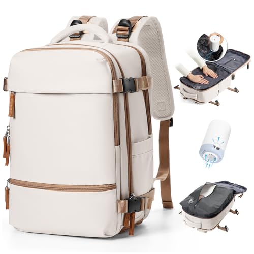 BJLFS Mochila viagem cabine avião 40 x 30 x 20 mulher mochila a vácuo Ryanair mala bagagem de mão 40 x 20 x 25 Ryanair mala de viagem homem malas de viagem cabine mochila portátil 14 polegadas para