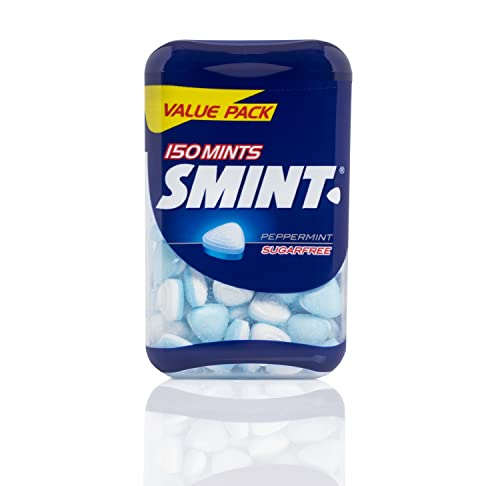 Smint Bote de poupança de menta, caramelo comprimido sem açúcar, 8 unidades de 150 comprimidos (total 840 gr.) 840 g