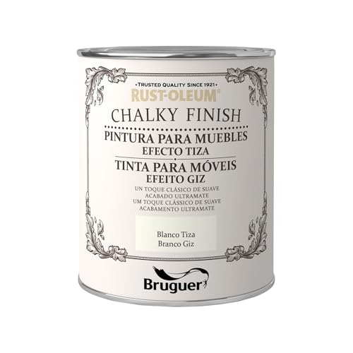 Rust-Oleum Bruguer Chalky Finish pintura para móveis branco giz 750 ml