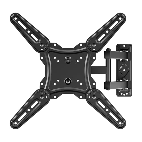 GRIFEMA Suporte de parede para TV para 26-65", braço de TV giratório inclinável expansível, máximo suporte VESA 400 x 400 mm, até 35 kg fixação TV parede universal versatilidade fácil instalação