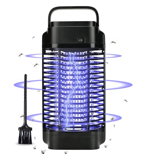 Lampe Moustique Candeeiro de insetos com luz 4200 V 18 W UV lâmpada mosquitos armadilha mosquitos de pátio exterior jardim cozinha captura eficazmente mosquitos moscas e traça