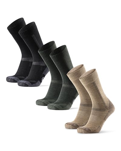DANISH ENDURANCE Conjunto de meias para caminhadas de lã merino unissexo, estilos para todos os limas e terrenos, para homem e mulher, 3 pacotes