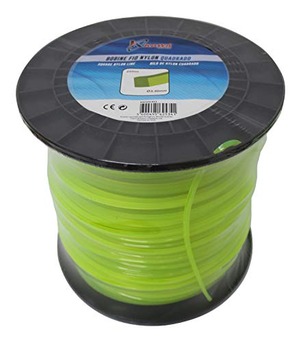 Fio de nylon para newskill zadoras 3,3 mm 210 mt quadrado Kawapower - Bricoferr