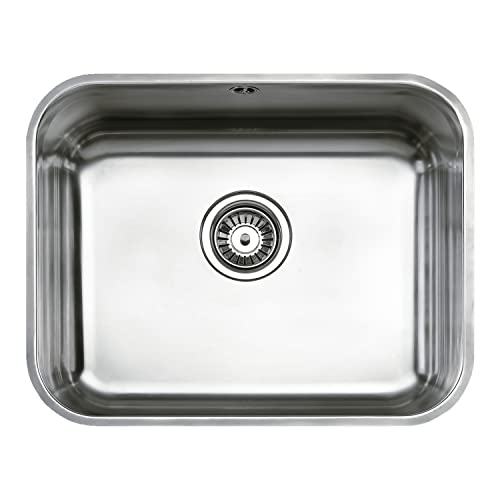 Teka BE 50.40 Plus 1C Lava-louça debaixo de bancada, 1 pio, 53 x 43 x 20 cm, aço inoxidável