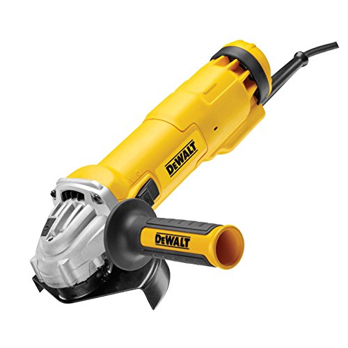 DEWALT -DWE4237-QS Moedor angular - com proteção anti-arranque, capa protetora e alça lateral multiposição - Lâmina Ø 125 mm - velocidade de vácuo de 11500 rpm - 1400 W