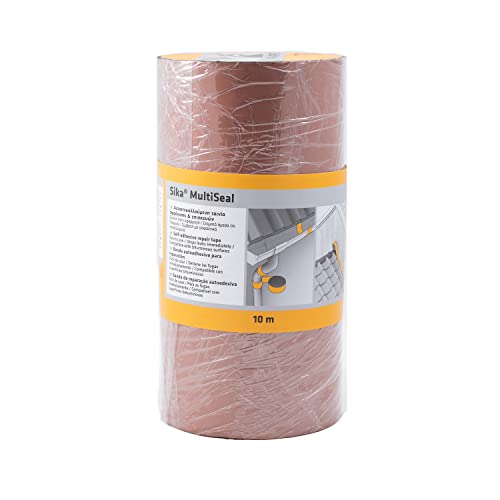 SIKA - Banda autoadesiva betuminosa - Sika Multiseal - terracota - suporte múltiplo - para reparação de coberturas e fissuras em edifícios - 10 m x 300 mm