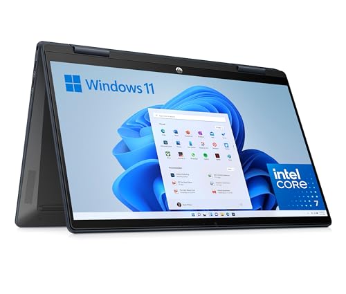 HP Pavilion x360 14-ek2004ns Computador portátil Full HD de 14" (Intel Core 7, 16 GB RAM, 512 GB SSD, Intel Iris Xe Graphics, Windows 11 Home) Silver - teclado QWERTY espanhol