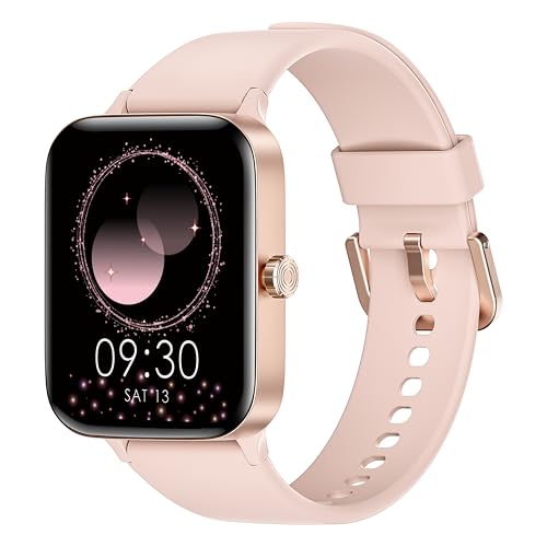 KIUVKAS Relógio inteligente mulher homem, 1,95" Smartwatch com funciún chamadas e lembrete de mensagem, Smart Watch com 140 modos de desporto, oxímetro monitorização do sono, para Android iOS