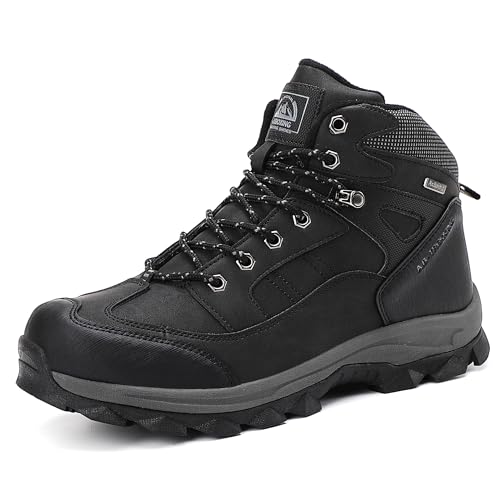 AX BOXING Botas homem inverno botas montanha forro quente sapatilhas Trekking antiderrapantes sapatos de caminhada botins de neve ao ar livre tamanho 41-46 UE