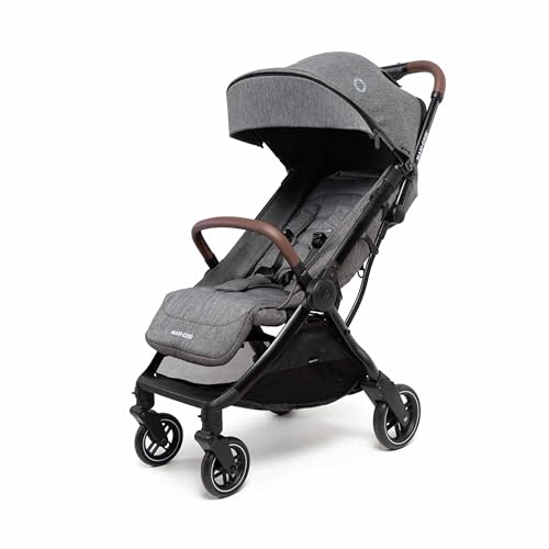 Maxi-Cosi Eva3 Carrinho, 0-4 anos, 0-22 kg, carrinho de passeio para bebé, carrinho leve e compacto, posição totalmente reclinada, dobrável automático com uma mão, Select Grey