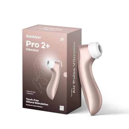 Satisfyer Pro 2 Plus | ouro rosa | vibrador e estimulador de clitóris para mulher | brinquedo sexual extremo | vibrador de ondas de pressão para ela