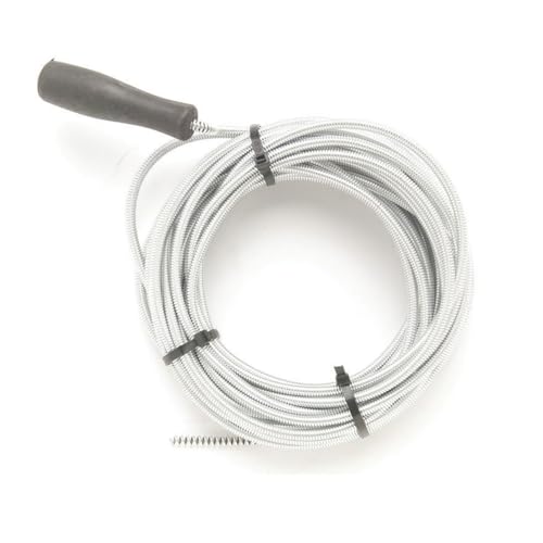 Toolland Drene a mola, desbloqueador do lavatório, 7 mm, 10 m