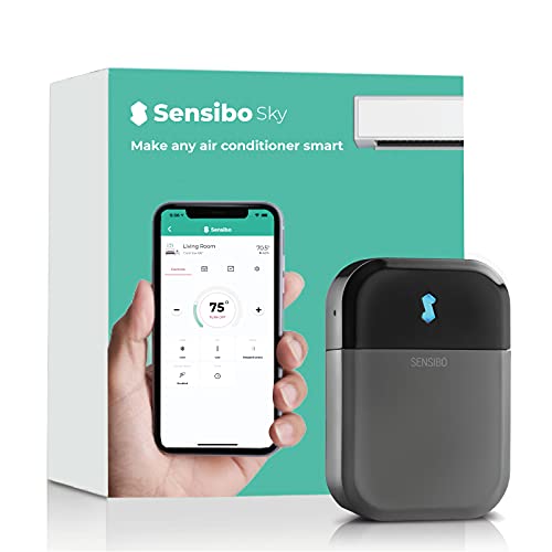 Sensibo Sky Controlador de ar condicionado, Wi-Fi, compatível com iOS e Android. Compatível com Amazon Alexa e Google Home