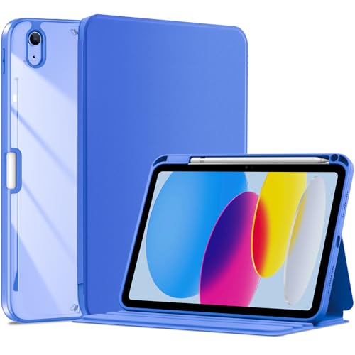 ProCase Capa para iPad 10,9" 10.ª Gen 2022, capa fina protetora de tipo fólio capa inteligente para iPad 10 geração 10,9 polegadas 2022 - azul nebuloso