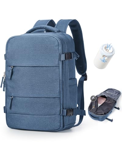 BJLFS Mochila viagem cabine avião 40 x 20 x 25 a vácuo bagagem de mão 40 x 30 x 20 voling com sistema de vácuo mochila de viagem portátil impermeável para homem e mulher com sistema de compressão