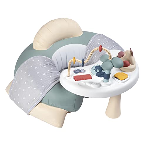 Smoby - Little Smoby assento de bebé, acolchoado, com mesa de várias atividades, o assento pode ser separado, adequado a partir de 6 meses (7600140103)