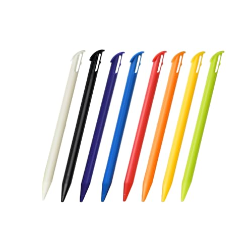 Mcbazel Stylus Canetas de substituição para ecrã táctil de 8 peças para Nintendo New 3DS XL