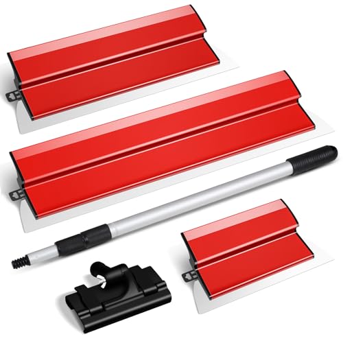 suokoun Espátula Pladur profissional, espátula de aço inoxidável com cabo de extensão ajustável (250 mm, 400 mm, 600 mm)