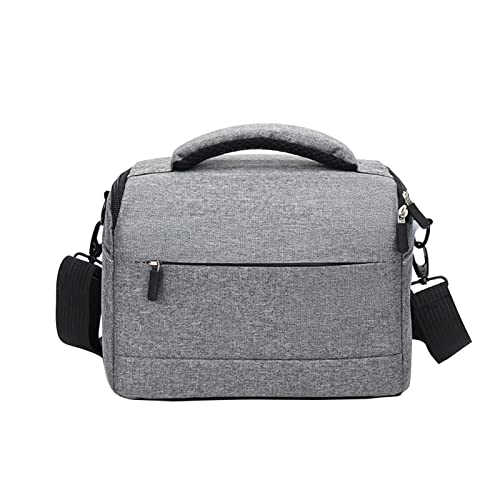 HIUOUIH Bolsa câmara reflex capa fotográfica IImpermable e anti-choque Camera Bag tiracolo SLR com cobertura de chuva para a maioria digital DSLR câmaras, cinza, cameara bag