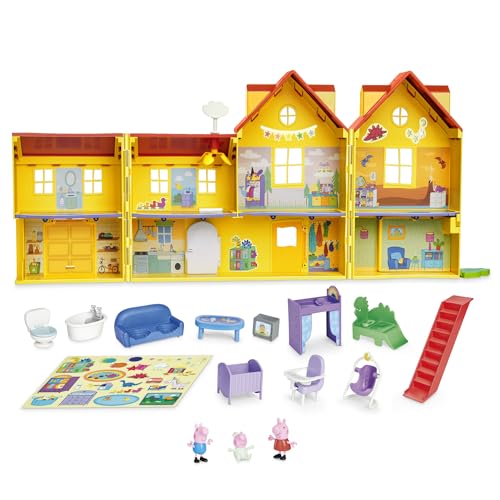 Peppa Pig Conjunto de jogo grande casa familiar de Peppa