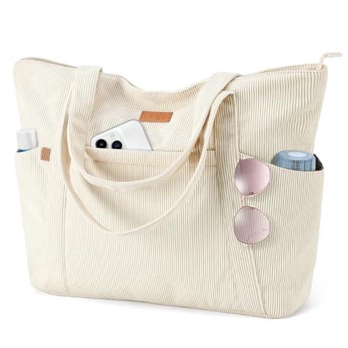 Lekespring Bolsa Tote Bag grande mala de praia para mulher, mala Shopper, mala para computador portátil com compartimento para portátil de 17 polegadas, elegante malas de tiracolo para trabalho escola