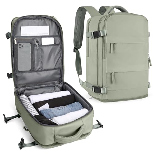 SZLX mochila de viagem para mulher, mochila de transporte, mochila de caminhada, mochila impermeável para desporto ao ar livre, mochila casual para a escola, bolsa para computador portátil