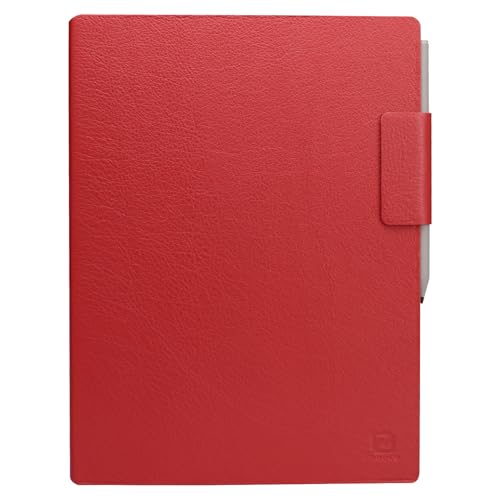 ZhaoCo Capa magnética de couro natural para Remarkable Paper Pro 11,8" 2024, leve capa fólio case cover - vermelho